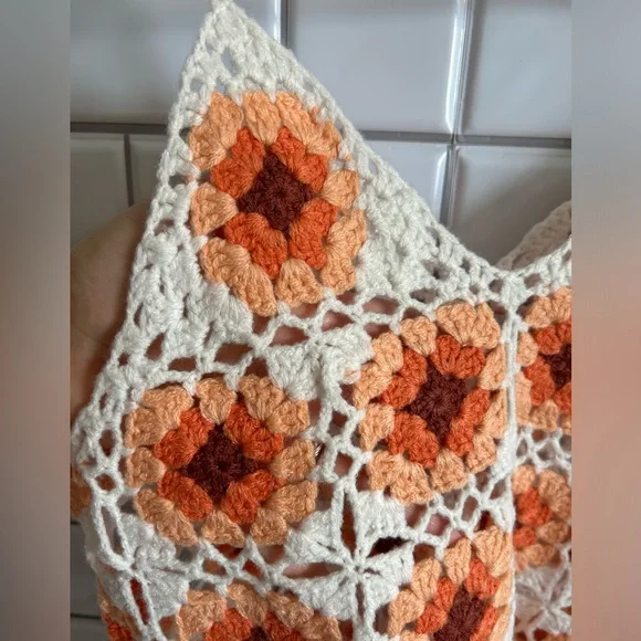 Cotton Emporium crochêt Women’s top/Size S - Picture 2 of 7